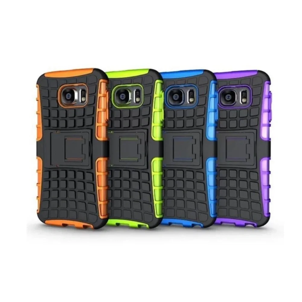 NEW 2-PACK GALAXY s6 CELL PHONE CASE ARMOUR GRIP